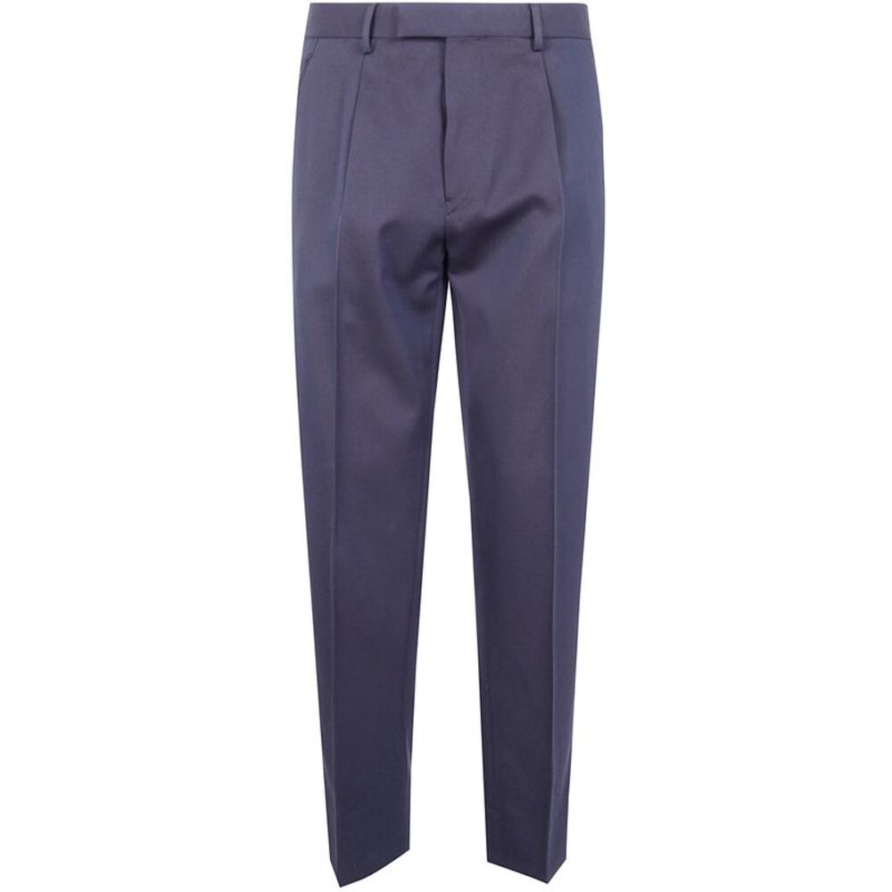 Zegna Men Cotton And Wool Pants